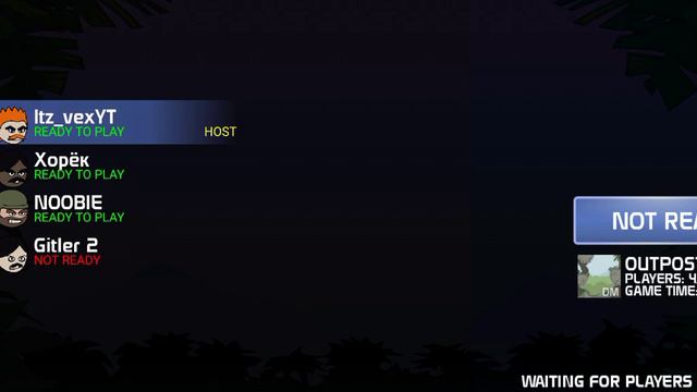 Играю с одногруппниками в Mini Militia Doodle Army 2 смотреть онлайн