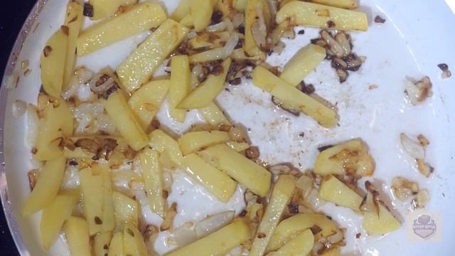 Готовим жареную картошку с грибами! Очень ВКУСНО!!! смотреть онлайн