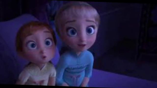 Эльза и Анна в детстве . Клип смотреть онлайн