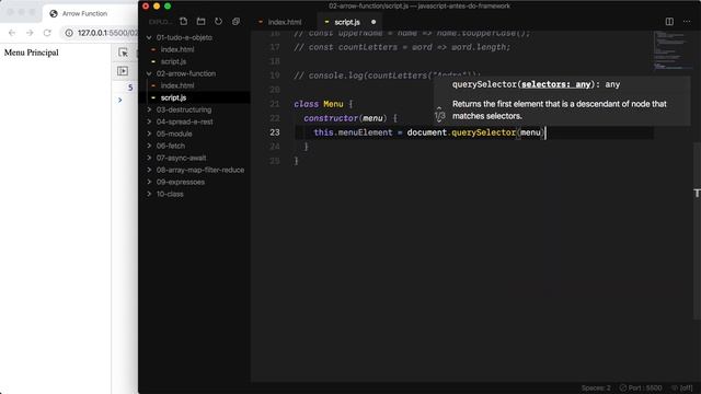 02/10 Arrow Function - JavaScript Antes do Framework (React ou Vue.js) смотреть онлайн