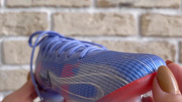 бутсы Nike Mercurial Vapor 14 Elite FG синие смотреть онлайн