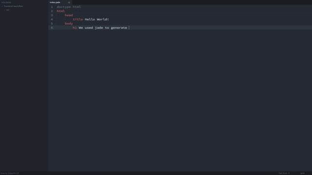 Get started with gulp Part 1: Workflow overview and jade templates смотреть онлайн