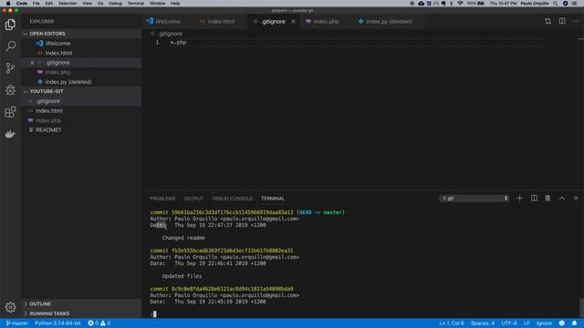 How To Remove, Move Files, View History and Undo Things in Git смотреть онлайн