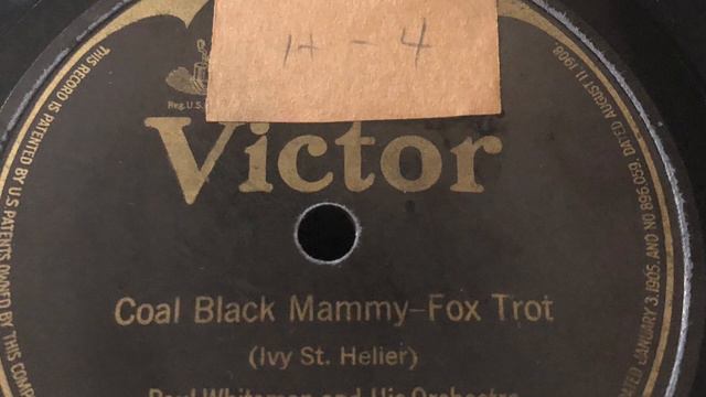 Coal Black Mammy - Paul Whiteman 1922 смотреть онлайн