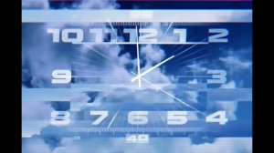 Часы Первого канала с эффектом плохого ТВ @1tv