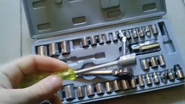 ОБЗОР НАБОРА ГОЛОВОК + ТРЕЩЁТКА AIWA / 40 ПРЕДМЕТОВ / ВИДЕО # 3 смотреть онлайн