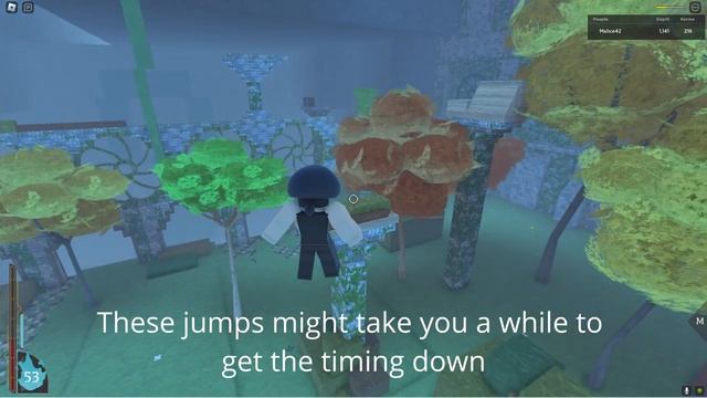 Roblox Abyss World - Checkpoints 5-6 (Root Canal)