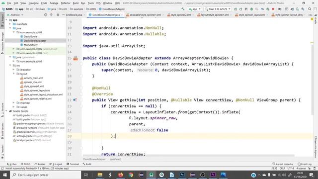 #09 Android Studio - Spinner amb imatges i text смотреть онлайн