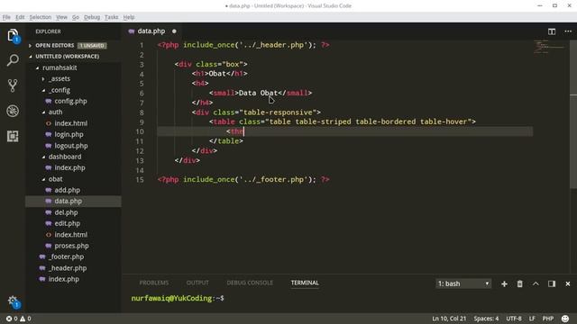 Membuat Tampil Data Obat dari Database MariaDB/MySQL (6) смотреть онлайн