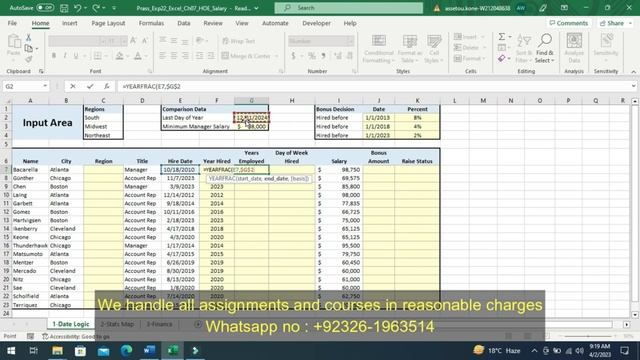 Exp22_Excel_Ch07_HOE_Salaries | Excel Chapter 7 Hands-On Exercise - Home Protection, Inc смотреть онлайн