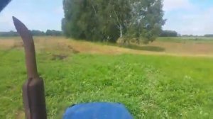 Трактор т 40 и валковые грабли