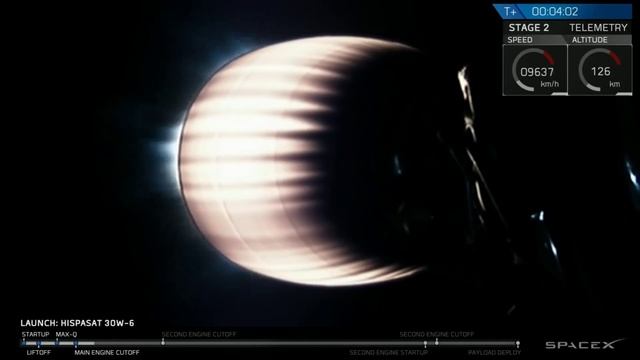 Трансляция пуска Falcon 9 (Hispasat 30W-6) смотреть онлайн