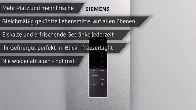 Kühlschrank Siemens KG39NAICT | TEST | Deutsch смотреть онлайн