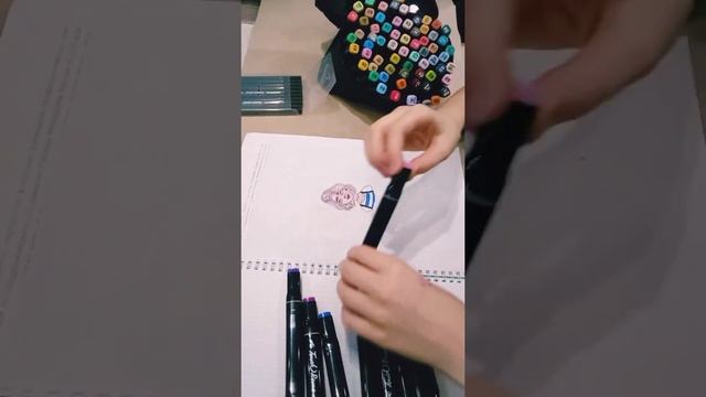 Впервые рисую новыми маркерами!!! ??? Рисование в быстрой перемотке! ????? смотреть онлайн