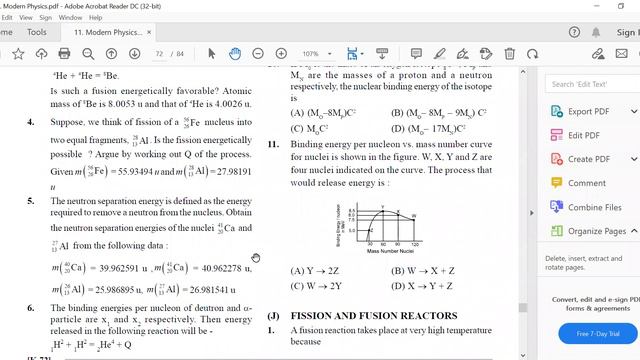 Modern Physics || Ex-Discussion || 01 || Class 12 || NEET/JEE || Live Lec on 25-Oct смотреть онлайн