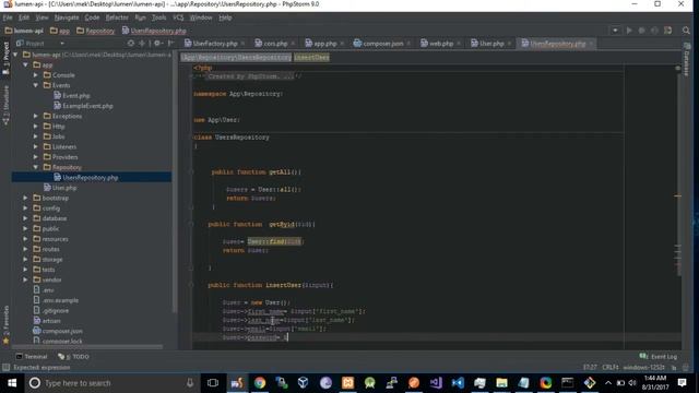 Create Lumen Restful Api (OAuth 2.0) Part2 смотреть онлайн