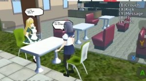 Челленджи в school girl simulator|Sane Van