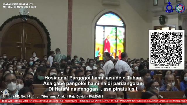 🔴 [LIVE] IBADAH MINGGU ADVENT IMINGGU, 27 NOVEMBER 2022 смотреть онлайн