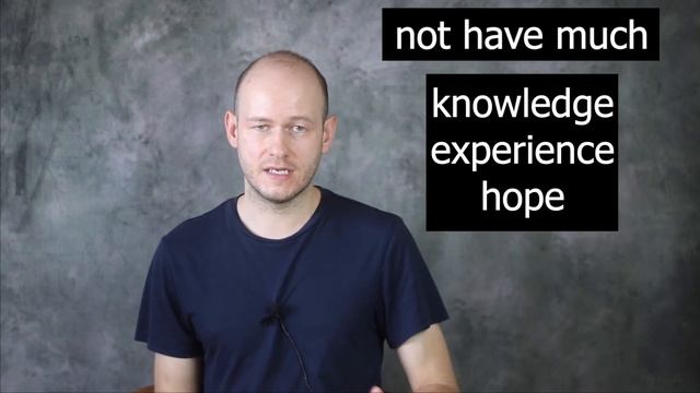 КАК СКАЗАТЬ ‘МАЛО ВРЕМЕНИ, ОПЫТА, ДЕНЕГ’ и т.д. по-английски смотреть онлайн