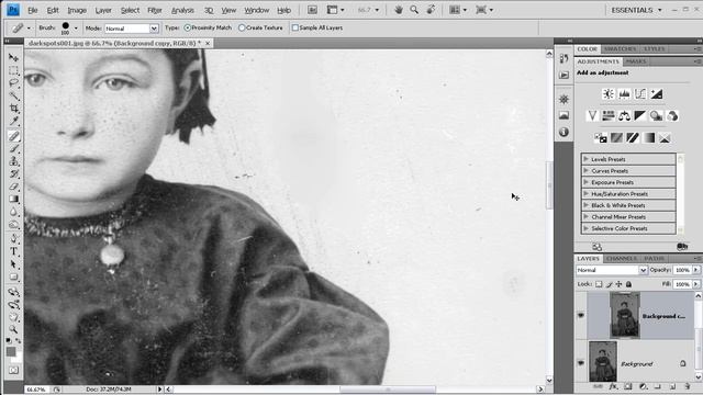 Photoshop Basics : Retouching Tools Part 1 - Healing Brushes