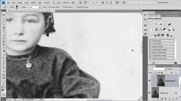 Photoshop Basics : Retouching Tools Part 1 - Healing Brushes