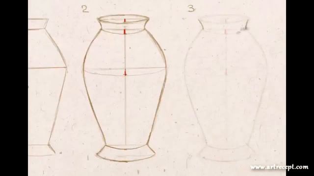 Как нарисовать вазу смотреть онлайн