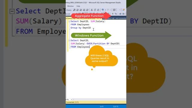 SQL | Windows Vs Aggregate Functions смотреть онлайн