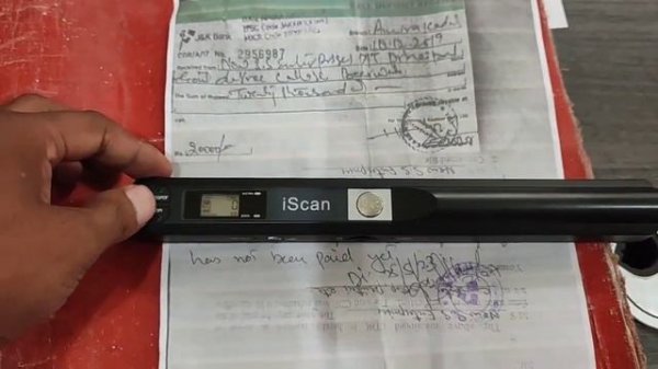 Portable Scanner iSCAN 900 DPI A4 Document Scanner Books, JPG/PDF Format Selection, Micro sd 32 Gb