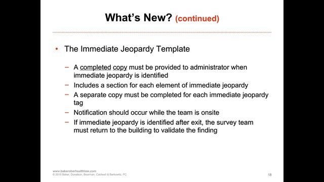 Responding to Immediate Jeopardy Citations Under New CMS Guidance смотреть онлайн