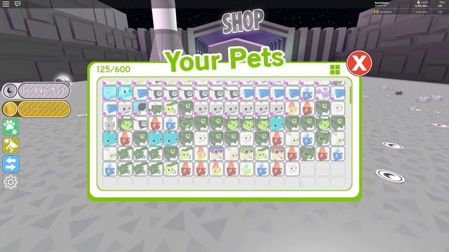 СИМУЛЯТОР ПИТОМЦЕВ 50 ЯИЦ TIER 14! САМЫЙ РЕДКИЙ ПИТОМЕЦ! КУПИЛ 600 ПИТОМЦЕВ ROBLOX PETSIMULATOR смотреть онлайн
