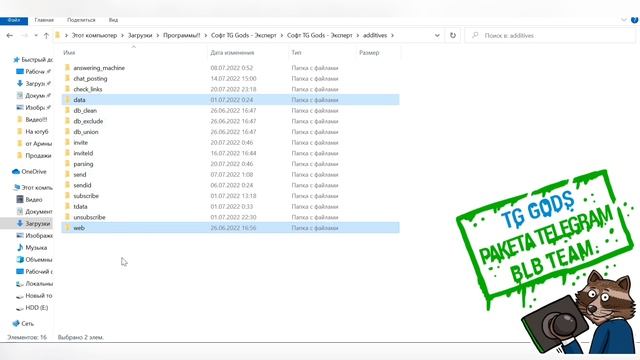 Основные настройки TG SOFT Expert PAKETA TELEGRAM TG GODS