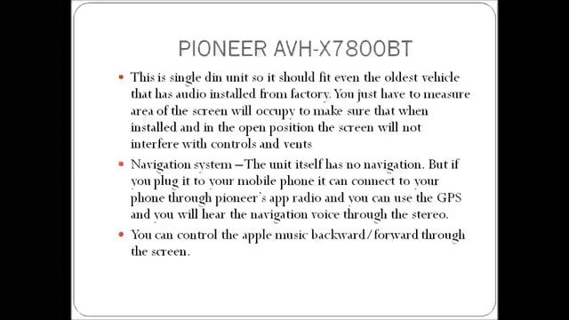 PIONEER AVH X7800BT Reviews смотреть онлайн