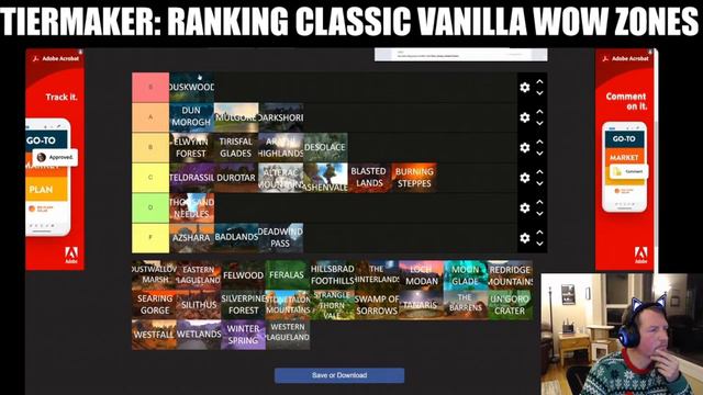 TIERMAKER | Ranking Classic Vanilla WoW Zones | Xmas Eve смотреть онлайн