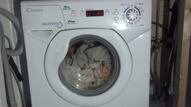 Candy Aquamatic 4kg Tempo : cotton 90'c (Part 3) смотреть онлайн