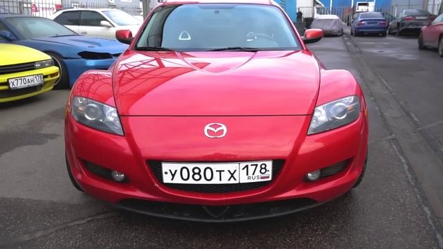 Обзор моей Mazda RX-8 на роторном двигателе! Стритовая тачка, дрифт тест. смотреть онлайн
