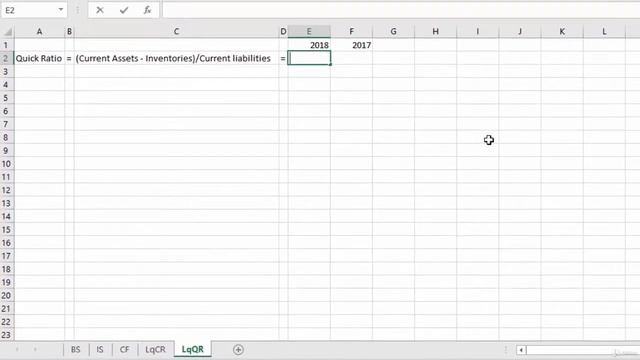Calculating Quick Ratio Acid Test Ratio in Excel | IVA works смотреть онлайн