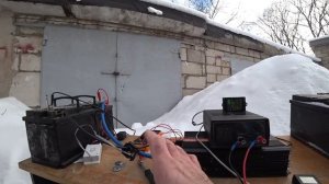 Зарядка дополнительного аккумулятора домашней зарядкой от стартерного аккумулятора через инвертор