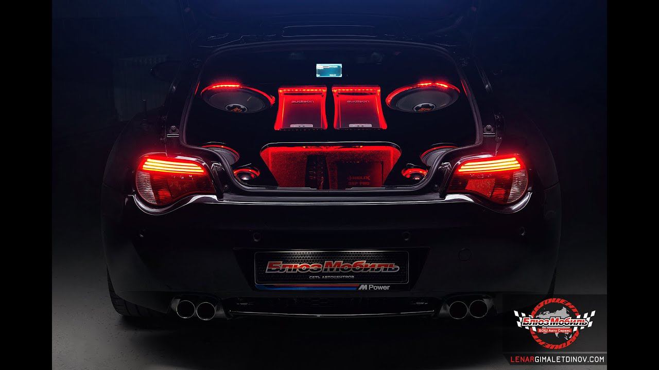 Мощный автозвук в BMW Z4 M