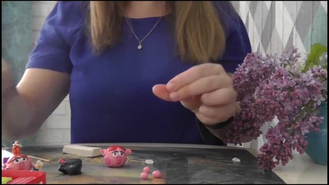 Лепим смешарика Нюшу смотреть онлайн