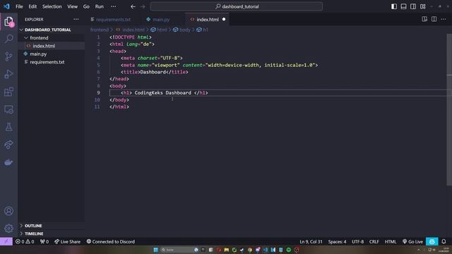 Discord Bot Dashboard Tutorial (Python/FastAPI) | Part 1: Setup смотреть онлайн