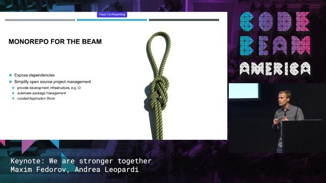 Keynote: We are stronger together | Andrea Leopardi & Maxim Fedorov | Code BEAM America 2022 смотреть онлайн