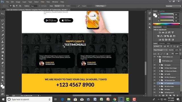 PSD to HTML convert using bootstrap 4 | PSD to responsive website| Introduction [#1] смотреть онлайн