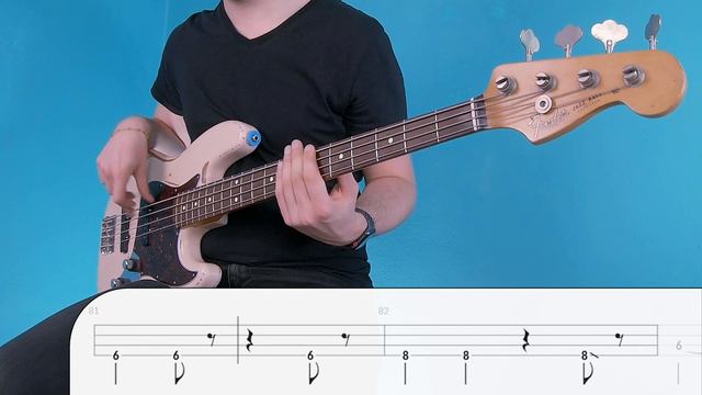 Yellow Days - The Way Things Change | Bass Cover with Play Along Tabs смотреть онлайн
