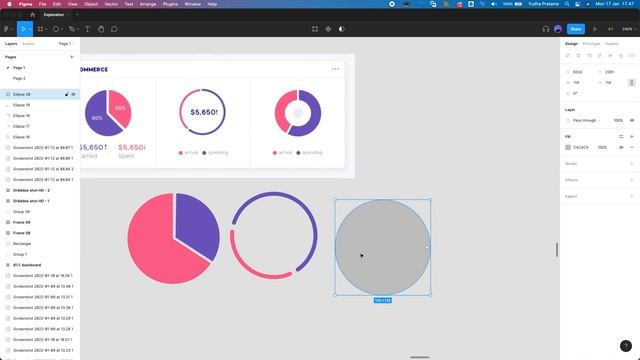Membuat Pie Chart di Figma | UI Design смотреть онлайн