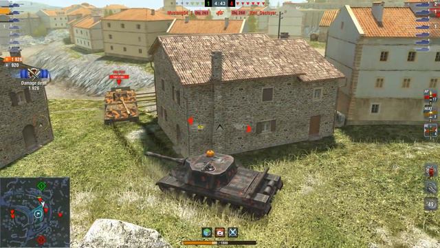 WOT Blitz Face Off || Object 263 vs Object 268 смотреть онлайн