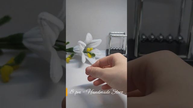 Cách làm hoa loa kèn trắng bằng kẽm nhung смотреть онлайн