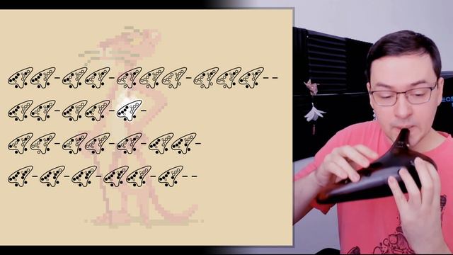 The Pink Panther - Theme Song - Ocarina Tutorial / Tabs