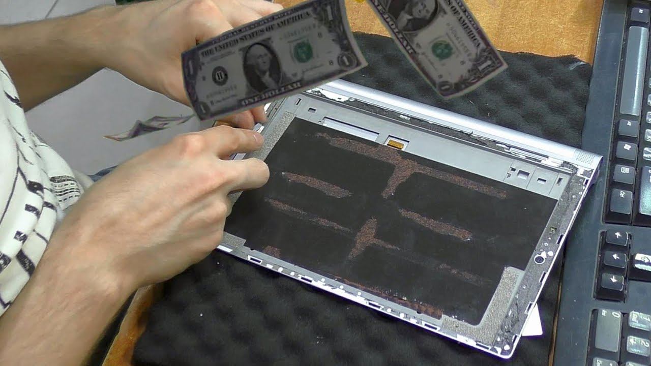 Разбит тачскрин. Планшет Lenovo Yoga Tablet 2 10.1(1050L). Замена модуля дисплея смотреть онлайн