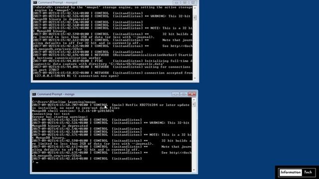 How to Starting and stopping MongoDB server| MEAN Stack | Course | InformationTech |Tutorials#18 смотреть онлайн
