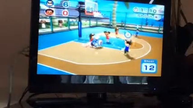 Wii Sports Resort : Basketball 3 point game смотреть онлайн